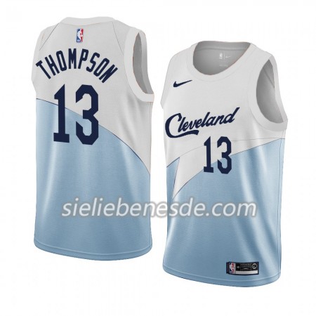Herren NBA Cleveland Cavaliers Trikot Tristan Thompson 13 2018-19 Nike Blau Weiß Swingman